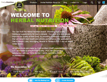 Tablet Screenshot of herbalnutritionhealth.com